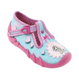 Chaussures enfant Befado 110P358 bleu rose 2 Chaussures enfant Befado 110P358 bleu rose 2