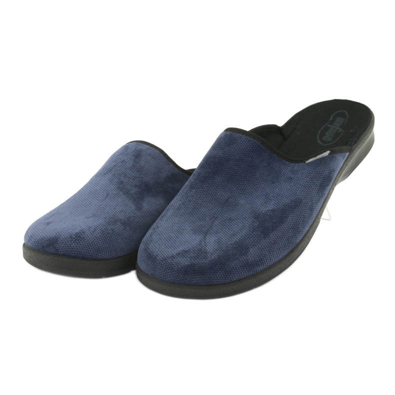 Befado chaussures pour hommes pu 548M018 noir bleu marine 4