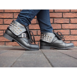 Boots 2W1 Avec Clous 1621 Noir le noir 3