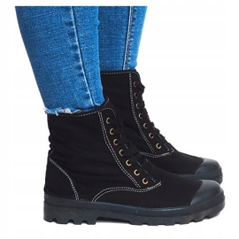 Bottes Trapery Timberki 7-84967 Noir le noir 1