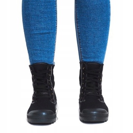 Bottes Trapery Timberki 7-84967 Noir le noir 2