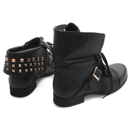 Boots 2W1 Avec Clous 1621 Noir le noir 13