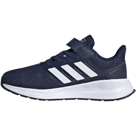 Chaussures Adidas Runfalcon C Jr EG6147 bleu marin 2
