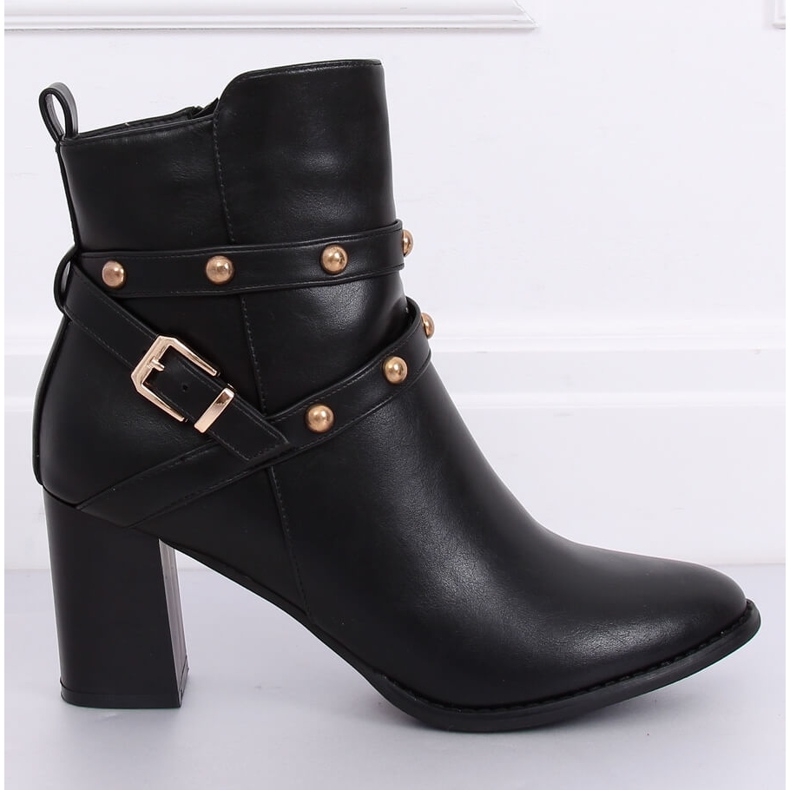 Bottines noires à talon 7968-GA Noir le noir 2