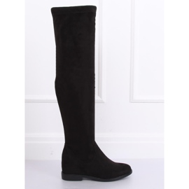 Cuissardes sur un compensé noir caché NS076P Noir le noir 4