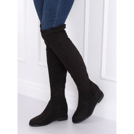 Cuissardes sur un compensé noir caché NS076P Noir le noir 2