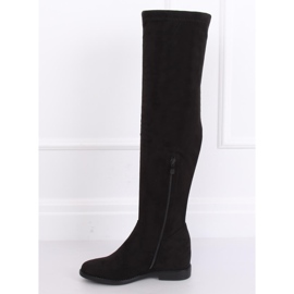 Cuissardes sur un compensé noir caché NS076P Noir le noir 3