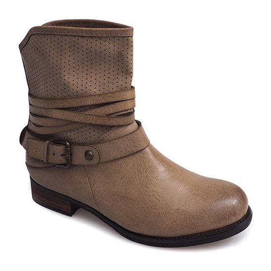 Boots Cowboy Ajourées 6153 Kaki 2