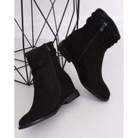 Bottes noires sur un talon compensé caché 2C8AX7680-1 Noir 1