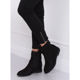 Bottes noires sur un talon compensé caché 2C8AX7680-1 Noir le noir 3