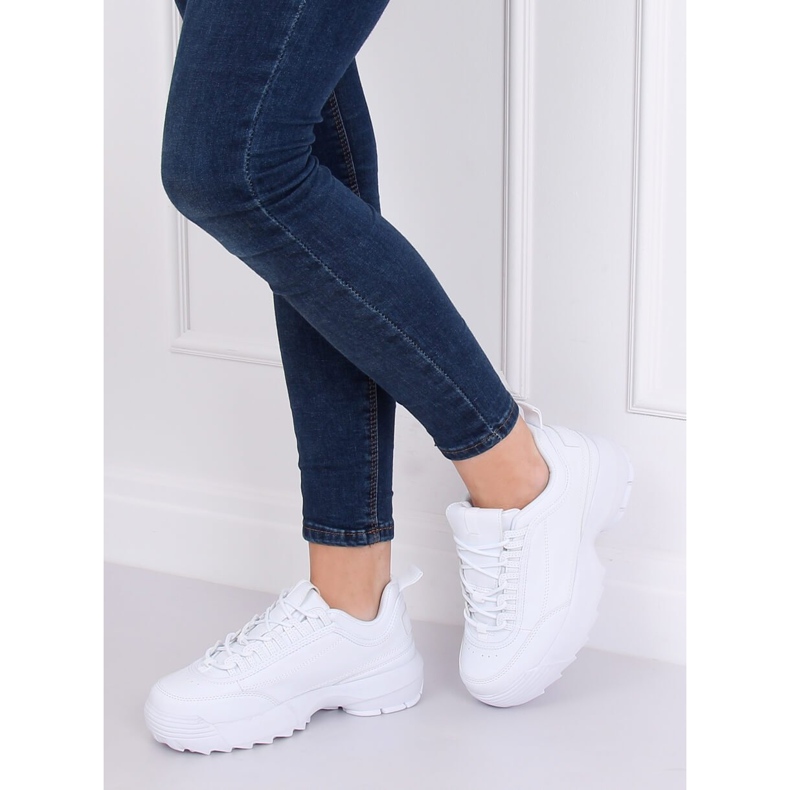 Blanc DSC81-2 Chaussures de sport blanches 2