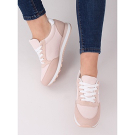 Rose BL189P Chaussures de sport roses 1