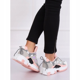 LA67P Baskets roses multicolore 1
