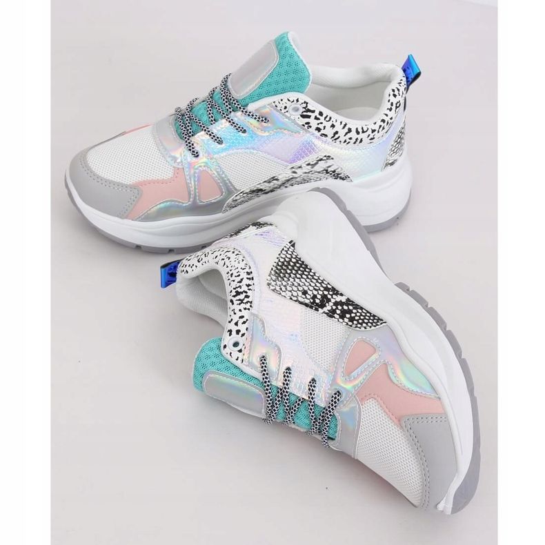 NB317P Chaussures de sport blanches multicolore 1