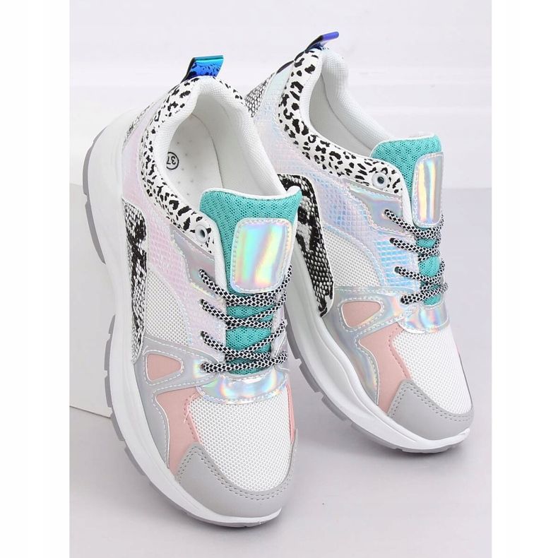 NB317P Chaussures de sport blanches multicolore 2