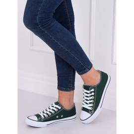 Baskets classiques vertes pour femmes 7050Y Vert 3