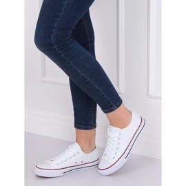 Baskets classiques blanches pour femmes 7050Y Blanc 3
