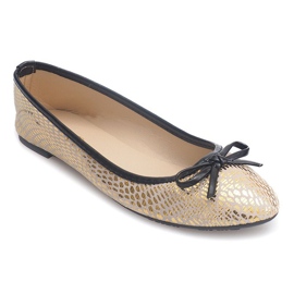 Ballerines Avec Noeud 15-5-4 Or d'or 1