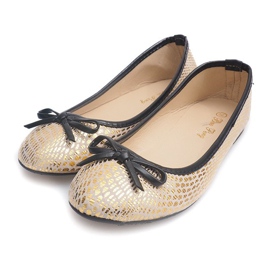 Ballerines Avec Noeud 15-5-4 Or d'or 2