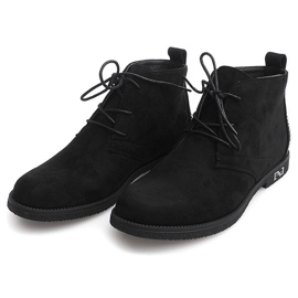 Bottines Nouées À Paillettes H543 Noir le noir 1