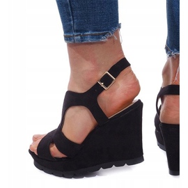 Sandales Compensées K63 Noir le noir 2