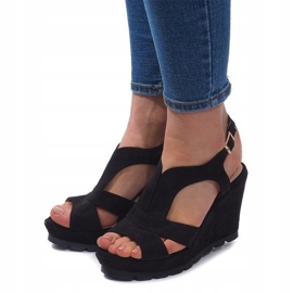 Sandales Compensées K63 Noir le noir 3