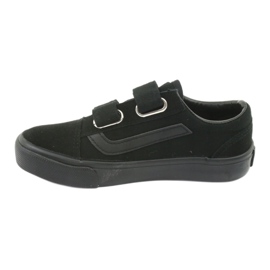 Baskets velcro AlaVans Atletico 18081 noir le noir 2