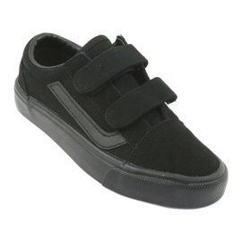 Baskets velcro AlaVans Atletico 18081 noir 1