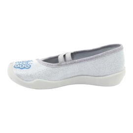Chaussures enfant coeurs Befado 116X267 bleu gris 2 Chaussures enfant coeurs Befado 116X267 bleu gris 2