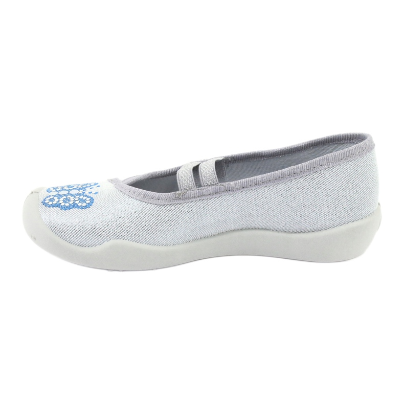 Chaussures enfant coeurs Befado 116X267 bleu gris 2 Chaussures enfant coeurs Befado 116X267 bleu gris 2