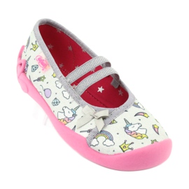Chaussures enfant Befado 116X266 rose gris 1 Chaussures enfant Befado 116X266 rose gris 1