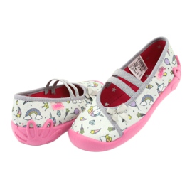 Chaussures enfant Befado 116X266 rose gris 4