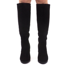 Bottines En Daim On A Bar KSL006 Noir le noir 2