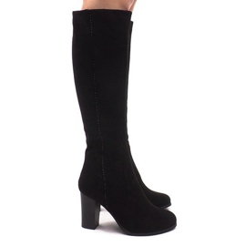 Bottines En Daim On A Bar KSL006 Noir le noir 3