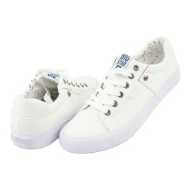 Baskets Big Star pour hommes, nouées blanches 174097 3 Baskets Big Star pour hommes, nouées blanches 174097 3