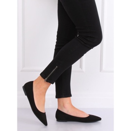 Ballerines pointues noires A822 Noir le noir 2