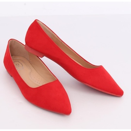 Ballerines pointues rouges A822 Rouge 4