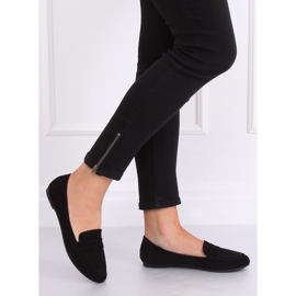 Mocassins femme noirs B2030 Noir le noir 1