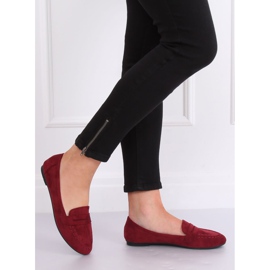 Mocassins femme bordeaux B2030 Wine rouge 1
