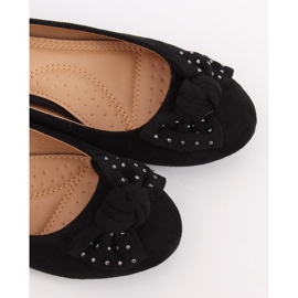 Ballerines compensées noires FM217-13 Noir le noir 4