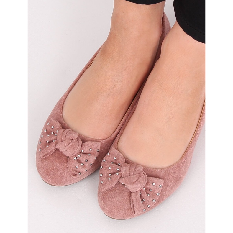 Ballerines compensées roses FM217-13 Rose 1