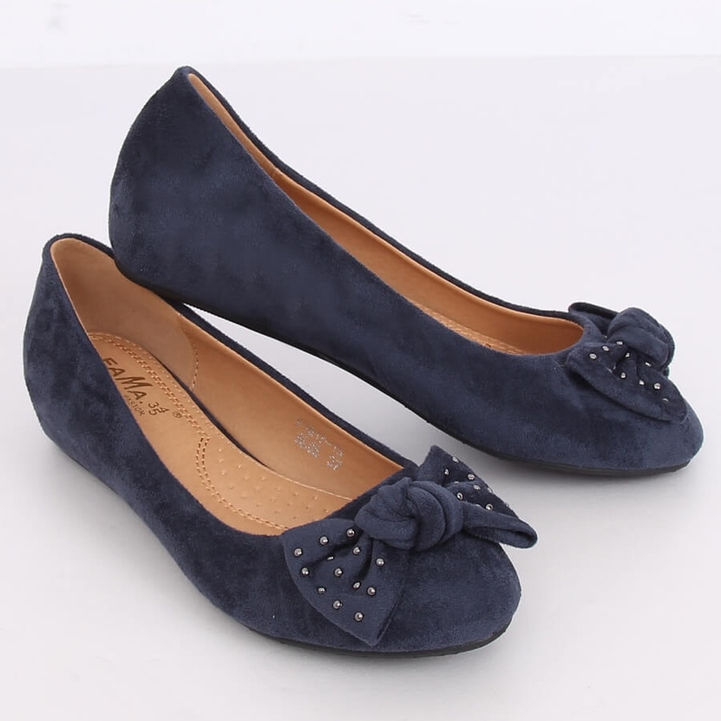 Ballerines bleu marine FM217-13 Bleu 2