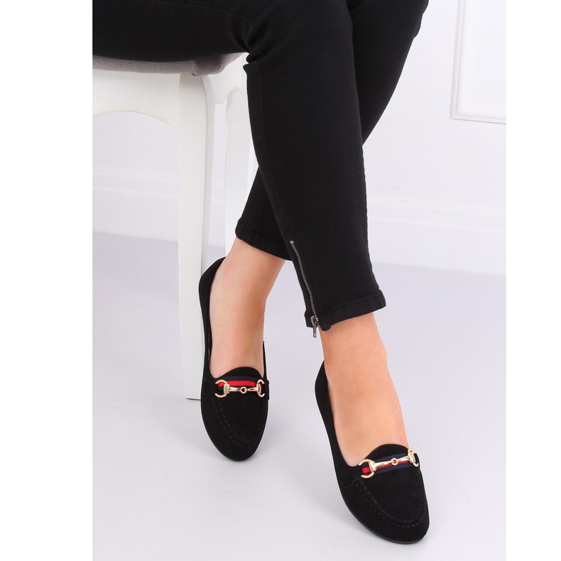 Mocassins femme noirs B2027 Noir 2