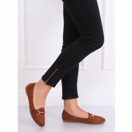 Mocassins femme camel B2027 Camel brun 2
