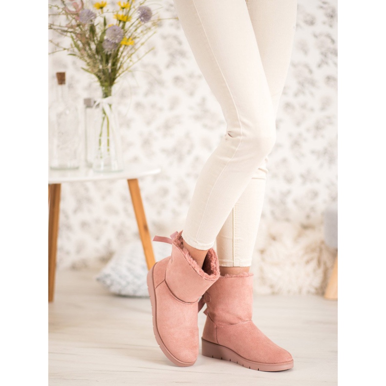 SHELOVET Mukluki rose sur la plate-forme 1