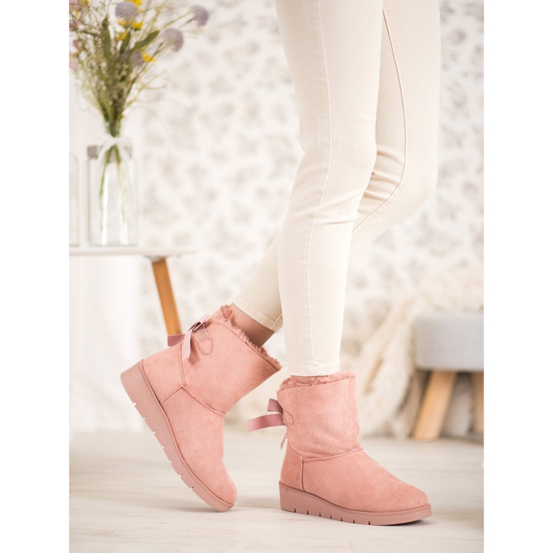 SHELOVET Mukluki rose sur la plate-forme 2