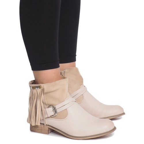 Décoré avec des bottes 341-PA Beige 1