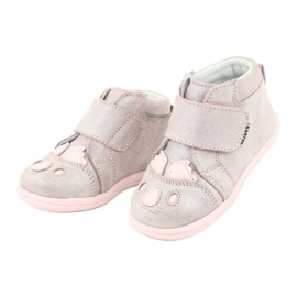 Bottines Velcro Koala Bartek 71150 rose gris 3