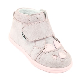 Bottines Velcro Koala Bartek 71150 rose gris 1