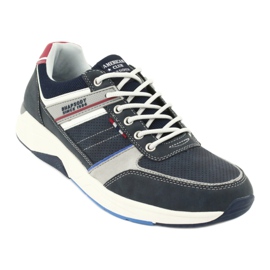 Chaussures de sport ADI American Club RH07 rouge bleu marine gris 1